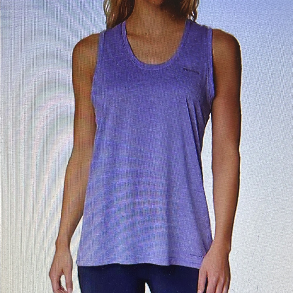 Columbia Women's Purple Sleeveless Top size medium nwt